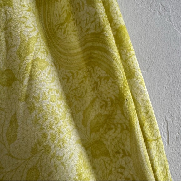 All Saints Bryony Estrella Midi Slip Dress Zest Yellow Bias Cut Sleeveless - Picture 9 of 15